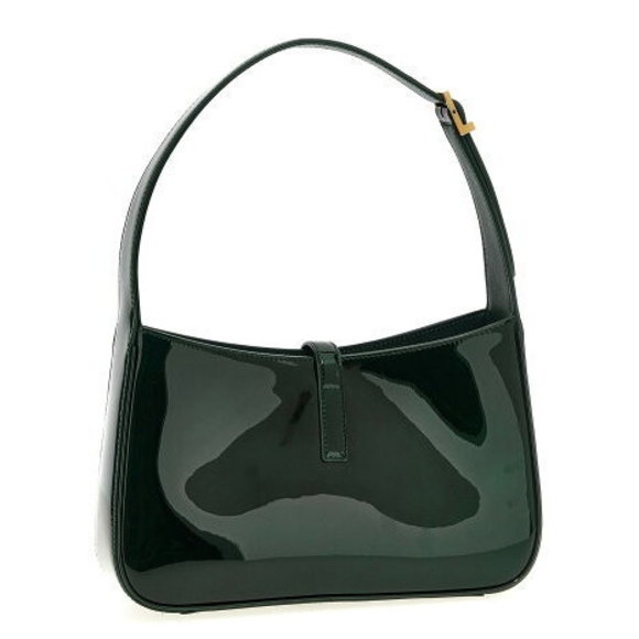 Saint Laurent Yves Paris Green Business Bag Hobo Le Shoulder Bag - Picture 1 of 3